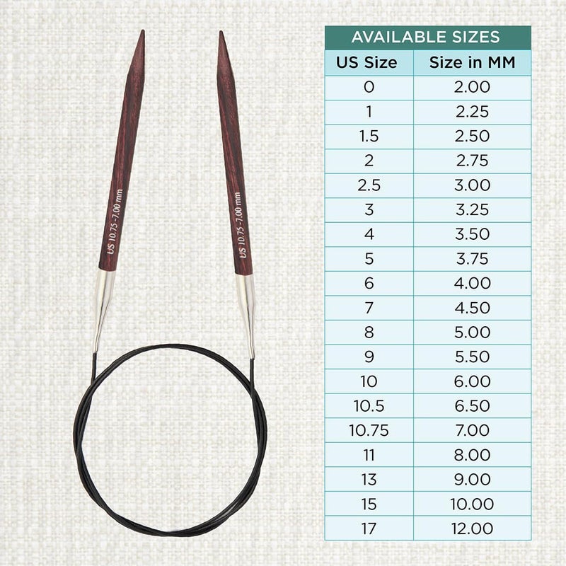 Knit Pro Dreamz Fixed Circular Needles 16" (40cm) | US Size 10.75 (7mm) - Image 4